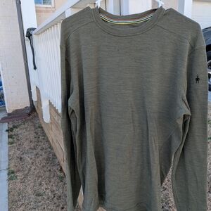 Smartwool Men's Forest Green Long Sleeve Tee